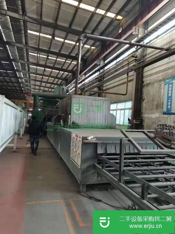 河北出售兩米鋼板線拋丸機，帶烘干噴漆整套