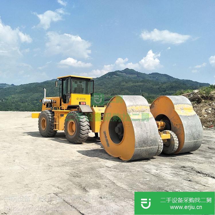 河南出售二手柳州三邊形沖擊壓路機