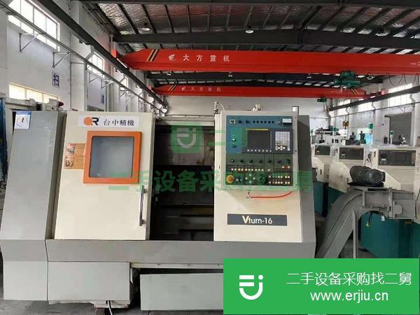 浙江出售二手臺中Vturn-16數(shù)控斜身車床