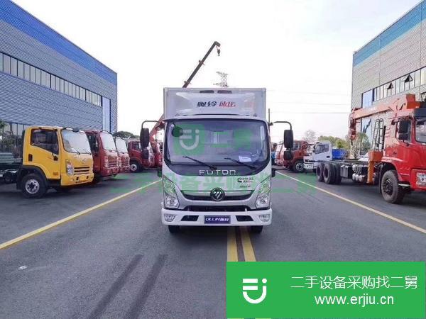 甘肅出售二手福田奧鈴國六130馬力冷藏車