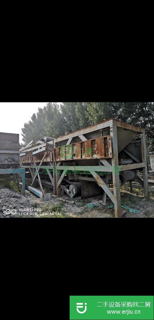 山東出售二手600型穩定土拌合站不含水泥倉包運轉