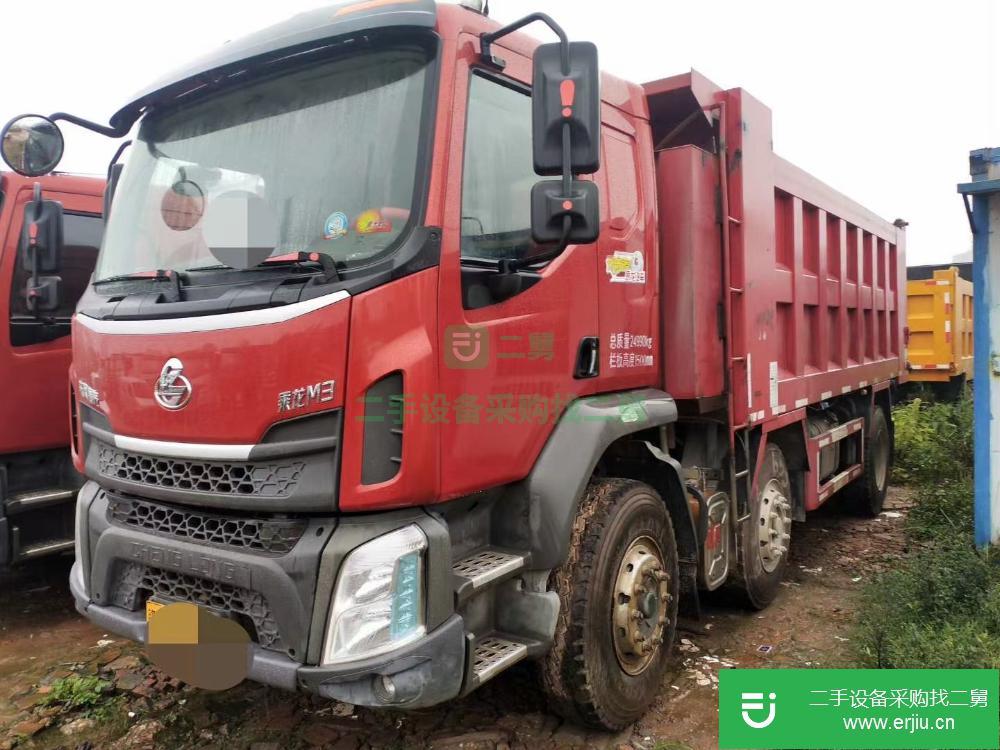 福建出售二手乘龍m3前四后四220馬力國五自卸車