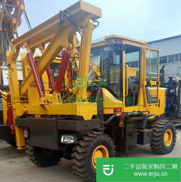 山東出售二手公路護欄打樁機