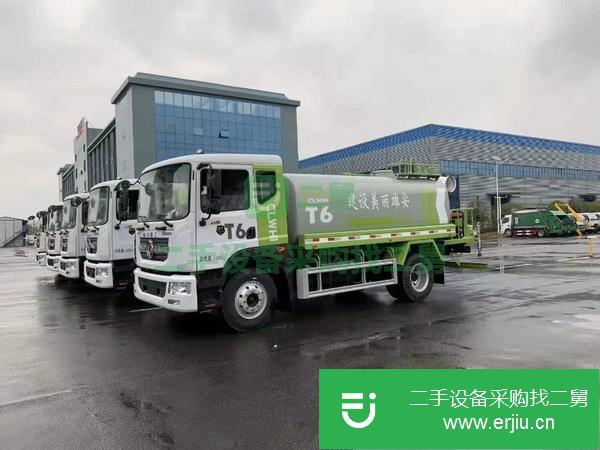 湖北出售二手國六東風多利卡12噸灑水車3950軸距,玉柴200馬力