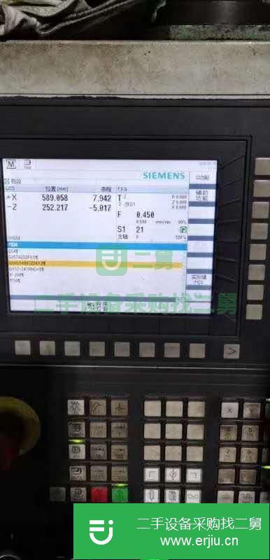 山東出售二手蕪湖恒升CX5225數控雙柱立式車床西門子系統