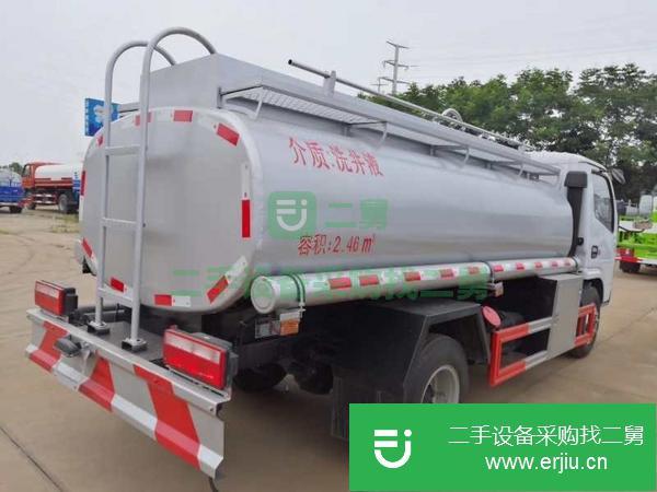 陜西出售二手4噸藍牌洗井液運輸車