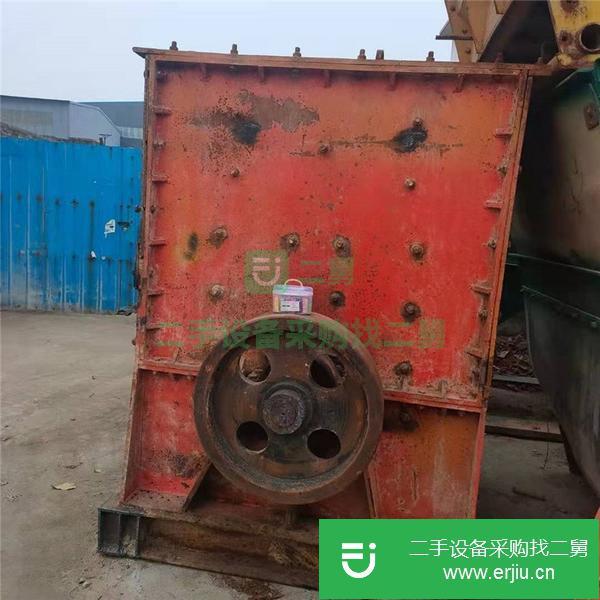 河南出售二手八成新箱式破碎機