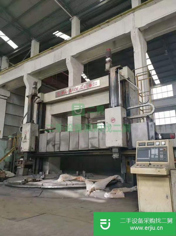 浙江出售二手青島夏日CK5250x25-50數(shù)控雙柱立式車床