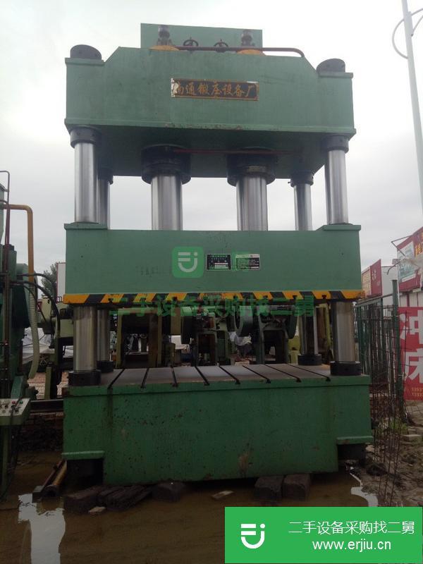 河北出售二手大臺面630噸四柱液壓機