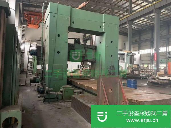 浙江出售二手齊齊哈爾2x6米數(shù)顯龍門銑床，帶光柵尺