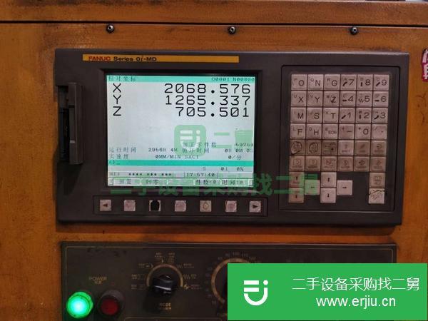 山西出售二手喬友FD-2442龍門加工中心發那科MD系統