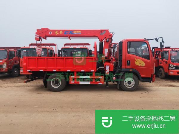 甘肅出售二手重汽豪曼五噸隨車吊