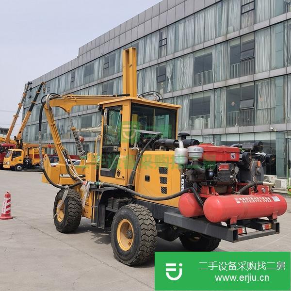 山東出售二手公路護(hù)欄打樁機(jī)