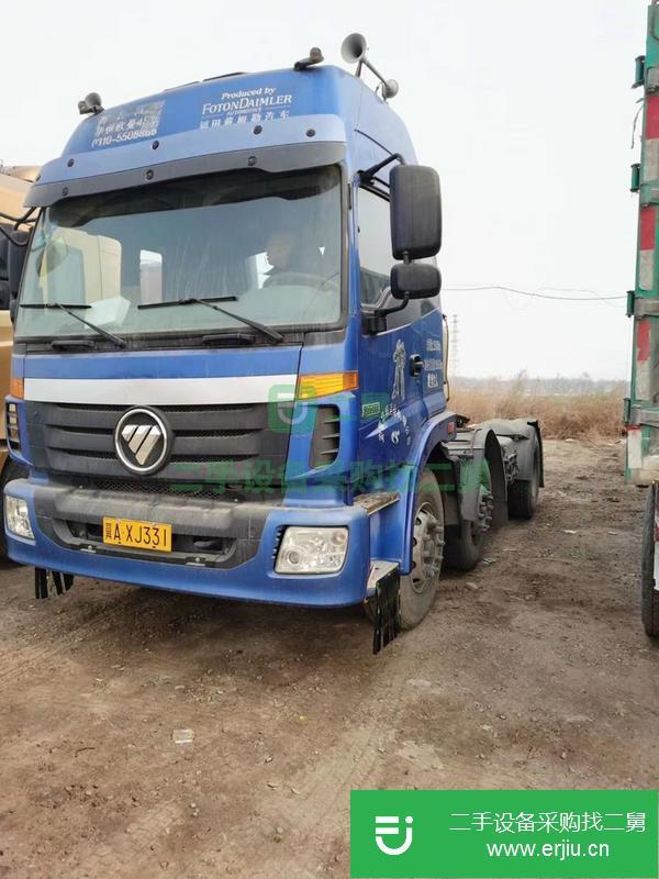 河北出售二手歐曼牽引車 350馬力國四