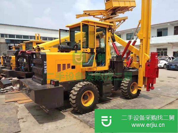 山東出售二手護(hù)欄打樁機(jī)