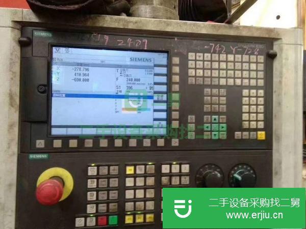 遼寧出售二手大型3.6x10米數控龍門銑床西門子828D系統