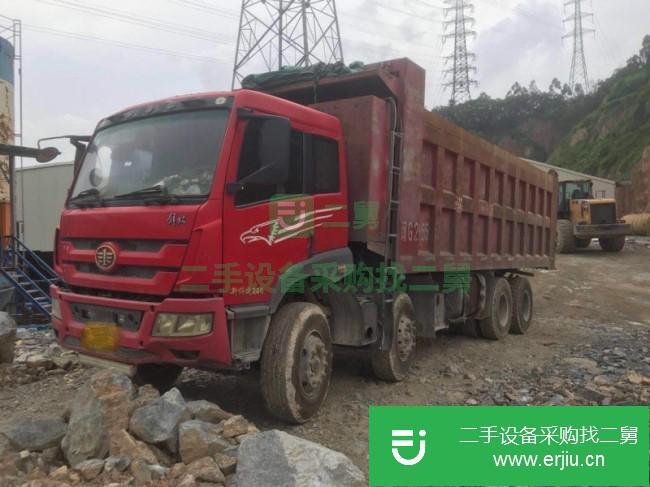 福建出售二手青島解放前四后八自卸車