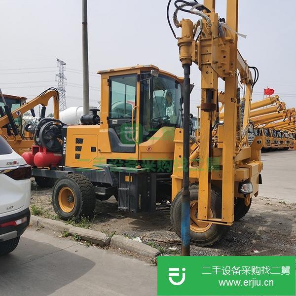 山東出售二手公路護欄打樁機