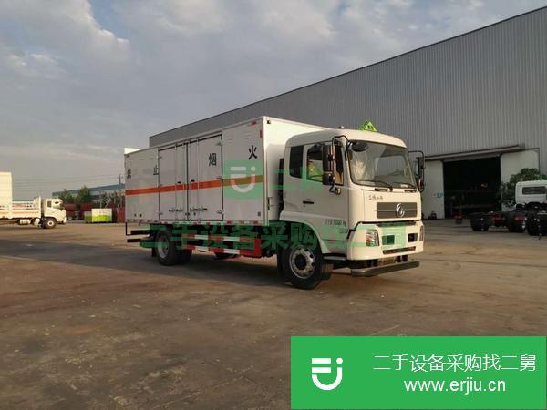 江蘇出售二手4.2米危險品廂式運輸車可分期付款