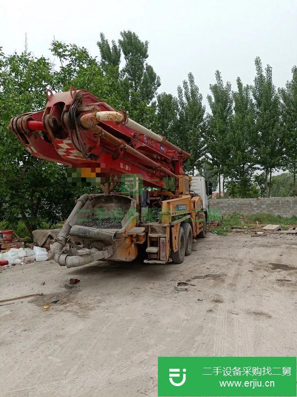河北出售二手國三4節(jié)臂37米雙主油泵大排量泵車