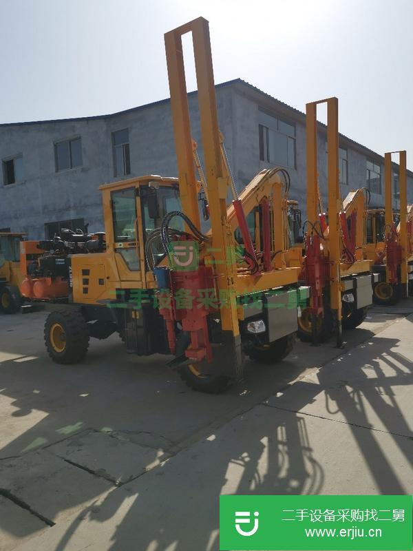 山東出售二手護欄打樁機