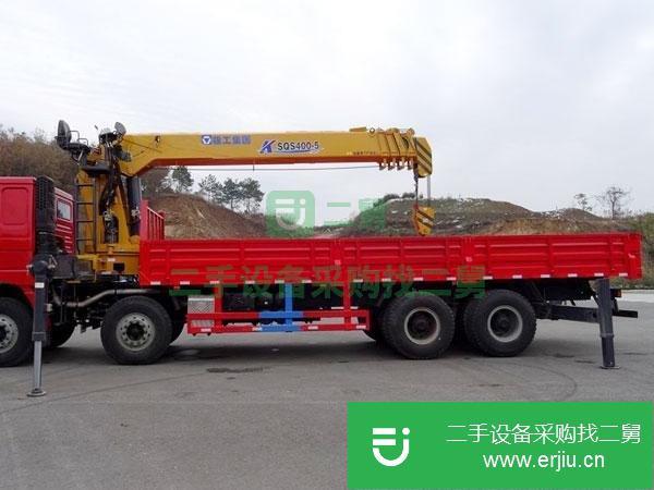 江西出售二手6.3噸藍(lán)牌隨車吊