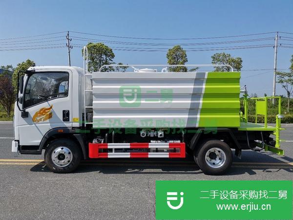 湖北出售二手重汽豪曼藍牌抑塵車