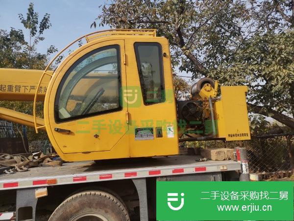 天津出售二手泰安四節桿八噸吊車手續齊全可以協議過戶