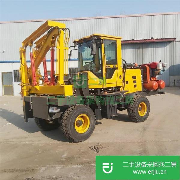 山東出售二手960公路護(hù)欄打樁機(jī)