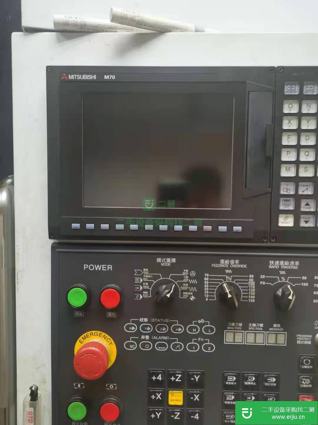 山東出售二手1060硬軌加工中心CNC 三菱M70系統
