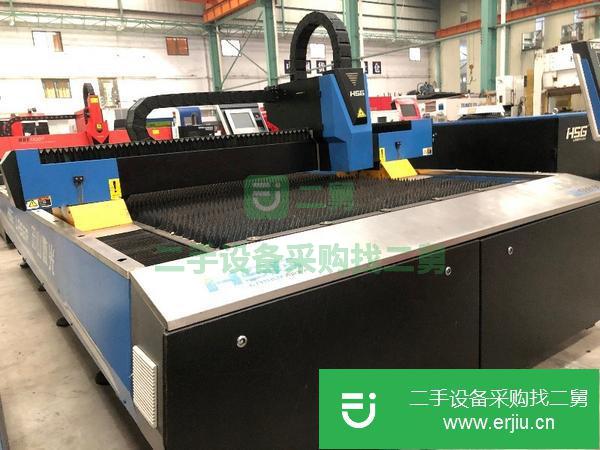 遼寧出售二手宏山1000瓦光纖激光切割機(jī)
