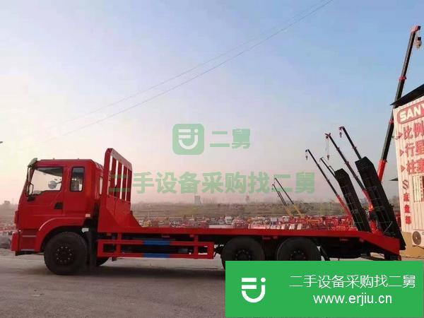 河北出售二手東風后八輪平板運輸車玉柴270馬力