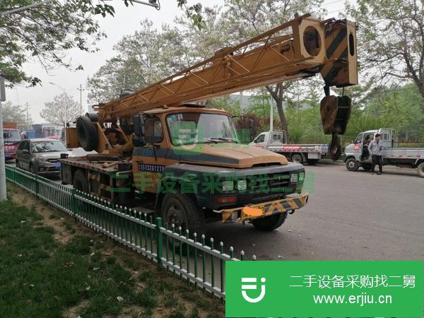 河北出售二手10年7月柳工8噸京牌汽車吊