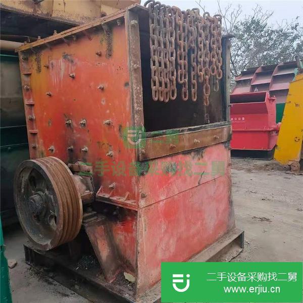 河南出售二手八成新箱式破碎機