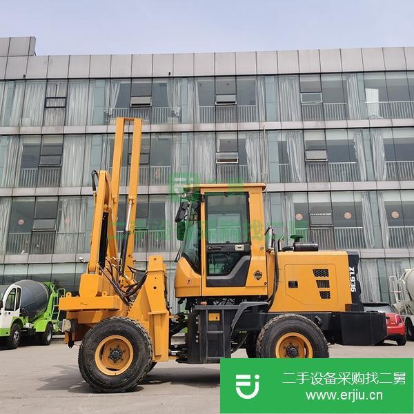 山東出售二手公路護欄打樁機