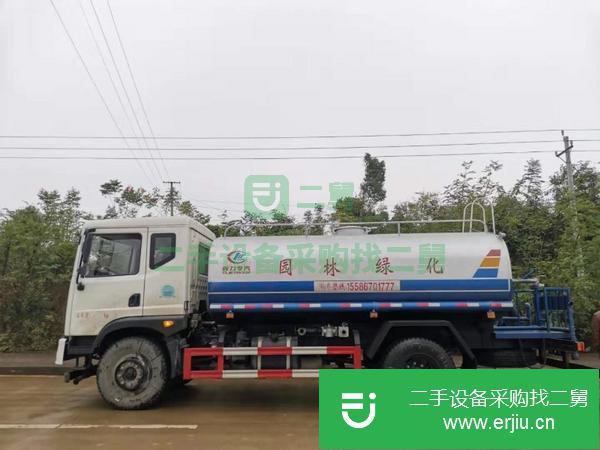 湖北出售二手12噸國(guó)六東風(fēng)福瑞卡灑水車3800軸距,云內(nèi)150馬力