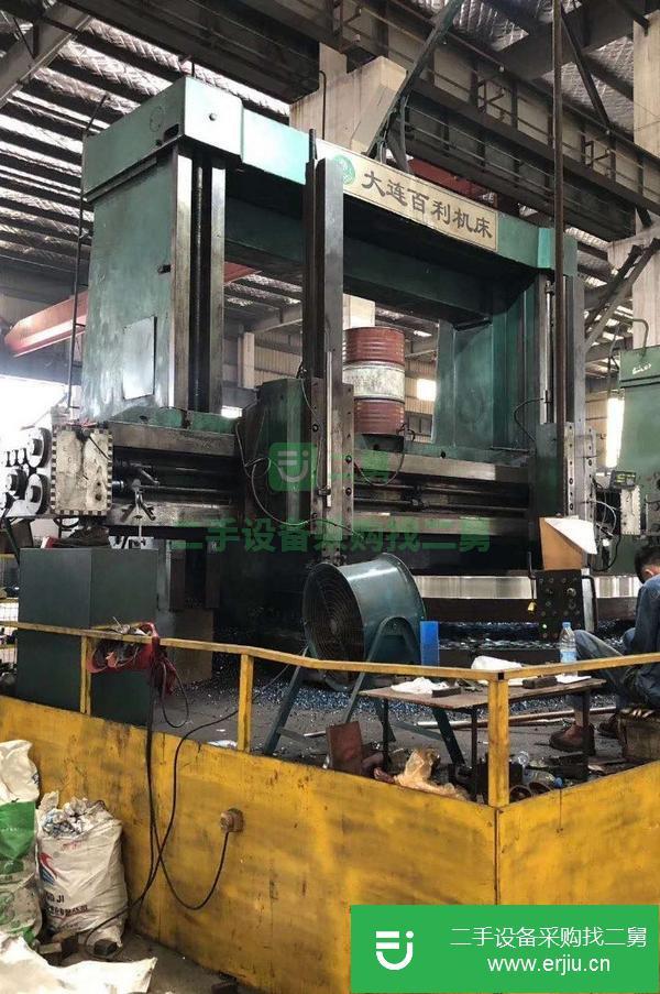 福建出售二手大連百利5240雙柱數(shù)顯立式車床