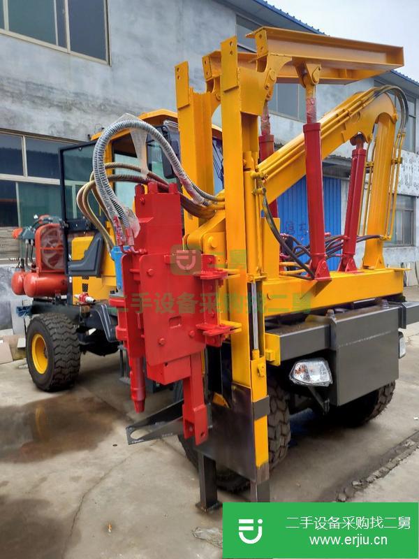 湖南出售二手高速公路護(hù)欄打樁機(jī)