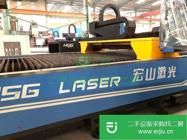 遼寧出售二手宏山1000瓦光纖激光切割機(jī)