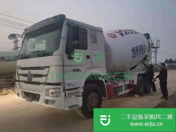 河南出售二手13年豪沃大12方攪拌車