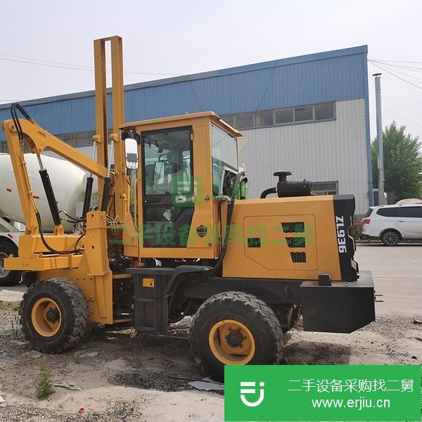 山東出售二手936裝載式公路打樁機