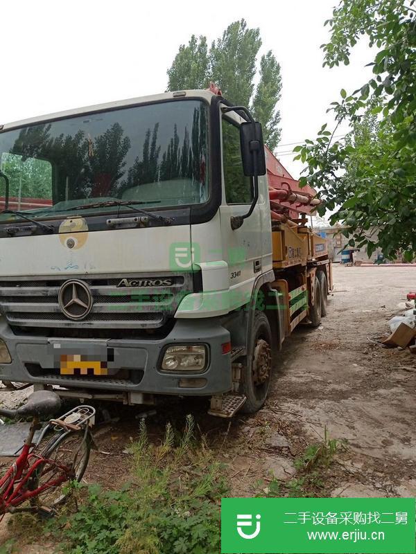 河北出售二手國三4節(jié)臂37米雙主油泵大排量泵車