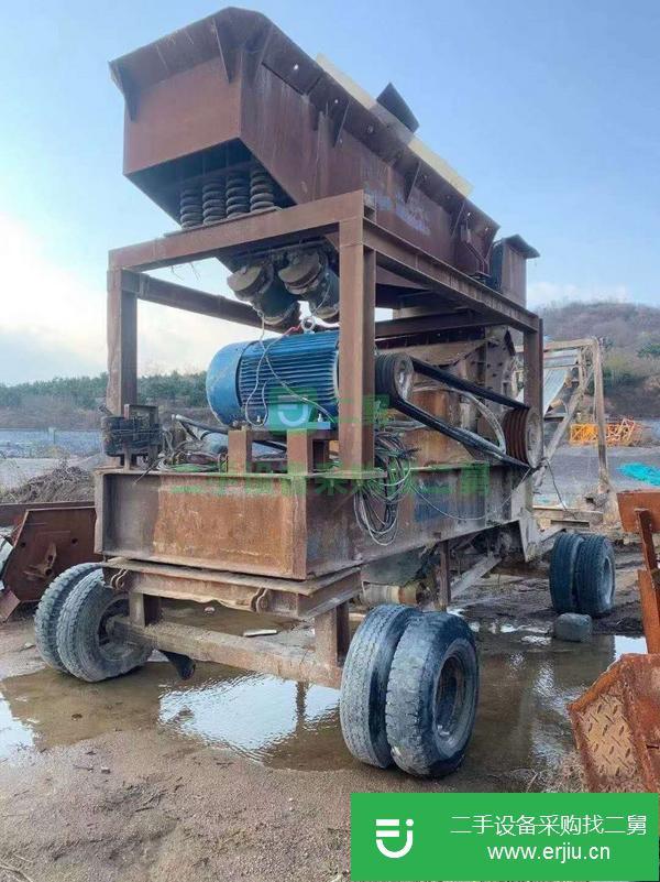 山東出售二手移動制砂機