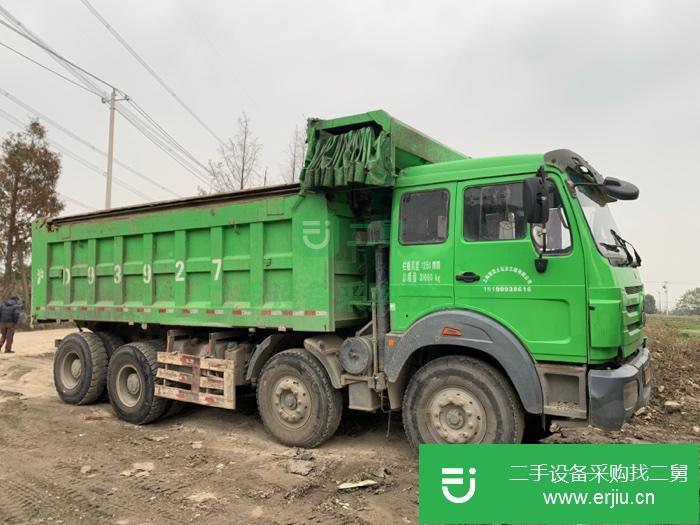 江蘇出售二手北奔重卡336馬力自卸車