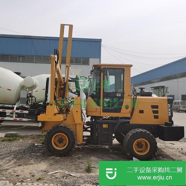 山東出售二手936裝載機護欄打樁機