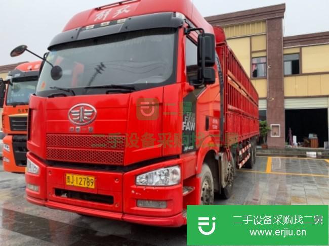 貴州出售二手一汽解放J6P廂式貨車