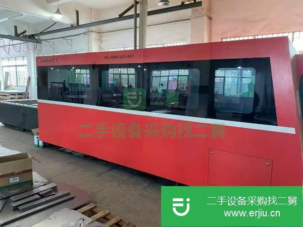 河北出售二手美克1500瓦MK3015F交換臺光纖激光切割機