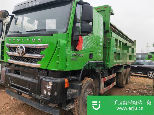 江蘇出售二手杰獅重卡390馬力6米自卸車
