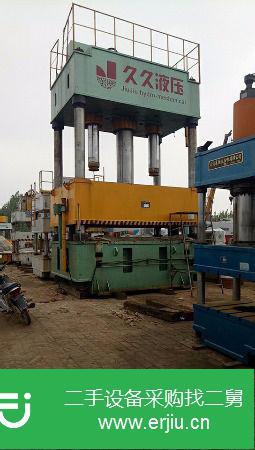 河北出售二手17年南通久久1600噸四柱液壓機