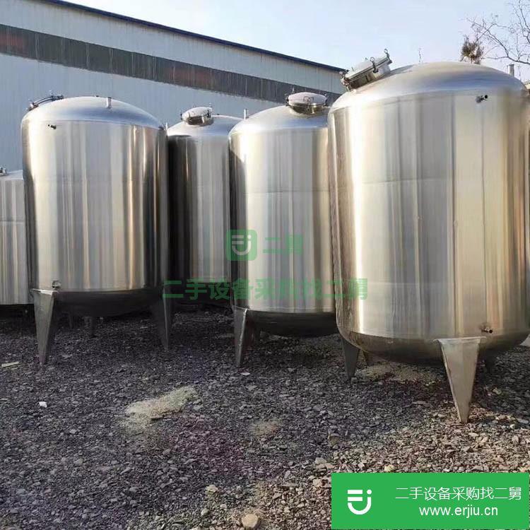 山東出售二手不銹鋼臥式儲罐